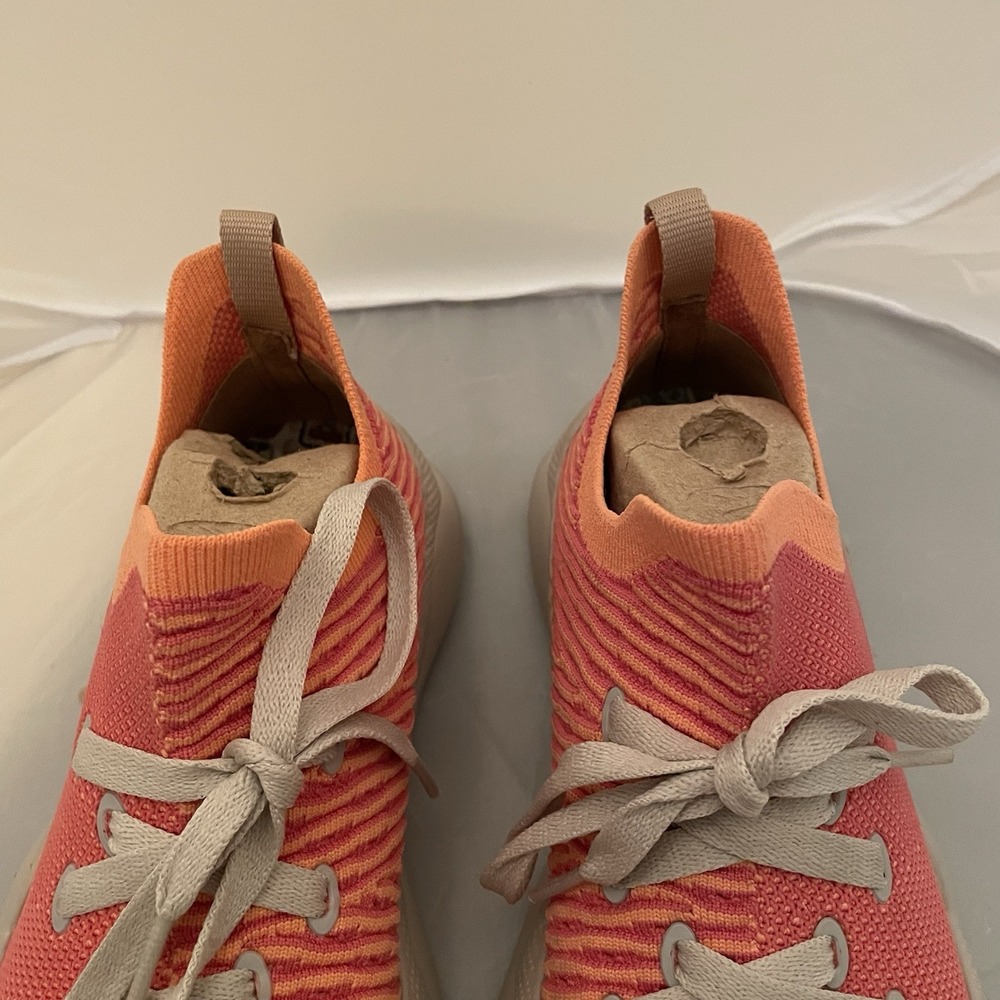 UIN Coral Pink Orange Red Mijas Shoes Women's Size 6, Slip On - Picture 4 of 9